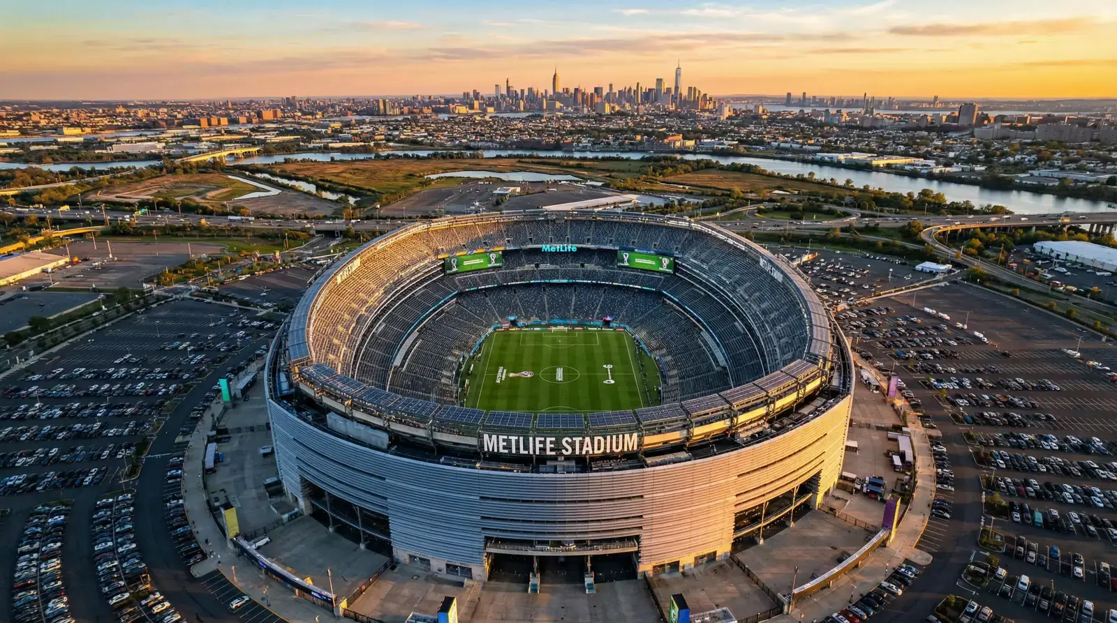 MetLife Stadium i East Rutherford, New Jersey, arena för VM 2026-finalen