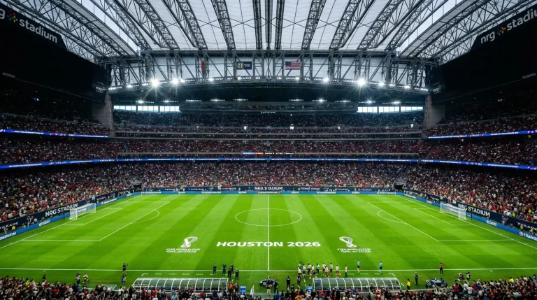 NRG Stadium i Houston, arena för Nederländerna mot Sverige på VM 2026